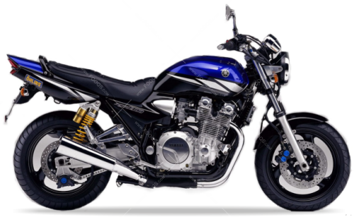 Yamaha XJR 1300 2003 blue fooqs motorcycle decals aufkleber adesivi adesivos mootorrata kleebised 1