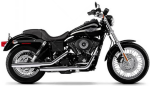 Harley Davidson Dyna 100th Anniversary 2003 negro pegatinas