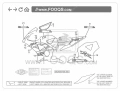 Honda CBR 954 RR 2002 black red fooqs motorcycle decals aufkleber oem autocollants adesivi naklejki nalepky adhesivos nálepky R258 2