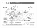Honda cbr 954rr blue black fooqs naklejki oem stickers oem autocollants adesivi naklejki nalepky adhesivos nálepky PB215 2
