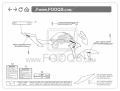 Suzuki GSR 750 2011 2012 red fooqs motorcycle decals aufkleber naklejki adesivo nalepky decals oem parts shop