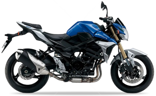 Suzuki GSR 750 2011 2012 blue fooqs motorcycle decals aufkleber oem parts original shop silver
