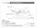 Suzuki GSR 600 2006 2010 silver fooqs motorcycle decals aufkleber oem parts adesivi adesivo color code