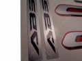 Honda CBF 600 S 2007 2009 red fooqs motorcycle decals aufkleber oem prats original color code paint samolepky adesivi adesivo 5