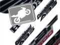 Honda CBF 600 S 2007 2009 silver fooqs motorcycle decals aufkleber oem parts original color code paint samolepky adesivi adesivo 2