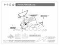 Honda CBF 600 2007 black fooqs motorcycle decals aufkleber oem prats original color code paint samolepky adesivi adesivo 2