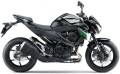 Kawasaki Z 800 2017 green black fooqs motorcycle stickers oem autocollants adesivi naklejki nalepky adhesivos nálepky oem original