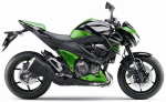 Pegatinas Kawasaki Z 800 2012 verde negro