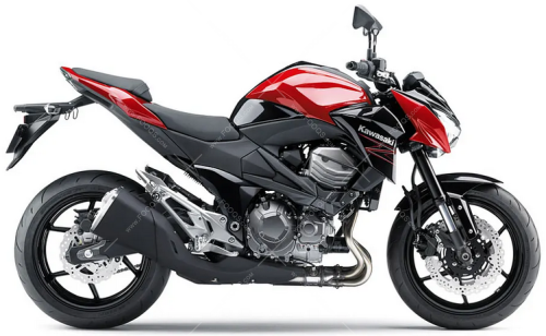 Kawasaki Z 800 2015 red fooqs motorcycle decals aufkleber oem autocollants adesivi naklejki nalepky adhesivos nálepky oem original e-version 1