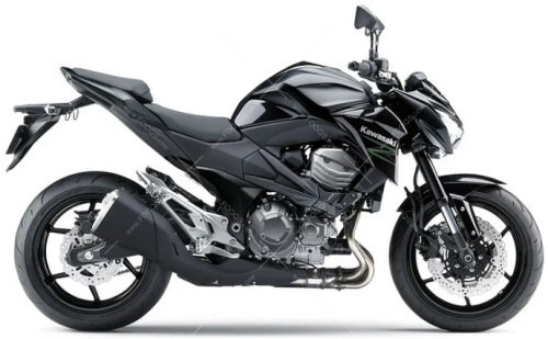 Kawasaki Z 800 2014 black 660 fooqs motorcycle decals aufkleber oem autocollants adesivi naklejki nalepky adhesivos nálepky oem original e-version 2