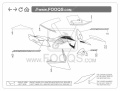 Aprilia Dorsoduro 1200 2012-2013 black red naklejki fooqs stickers oem parts adesivi autocollants nalepky color code shop adesivi aufkleber 2