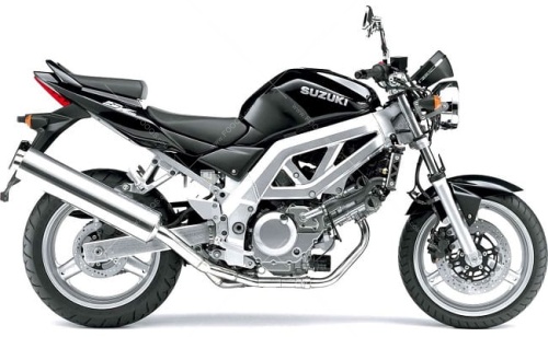 Suzuki SV 1000 2003 black 33 J fooqs motorcycle decals aufkleber 33J oem parts color code