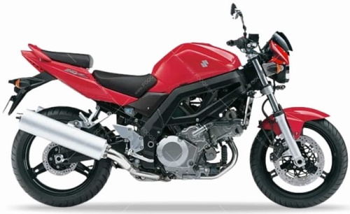 Suzuki SV 1000 n 2004 2007 red 2 YU7 fooqs naklejki motostickers decals replica motorcykel stickers oem original