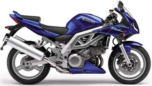 Suzuki sv 1000 s 2003 blue YC2 fooqs naklejki motostickers sticker
