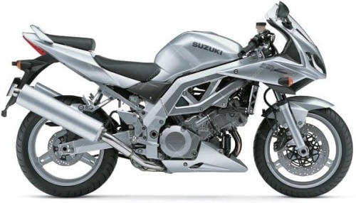 Suzuki SV 1000 S 2003 silver YD8 fooqs motorcycle decals aufkleber 1