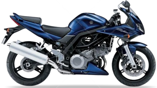 Suzuki sv1000s sv 1000 s 1000s 2004 2005 2006 2007 navy blue 2 Y7H fooqs motorcycle decals aufkleber stickers emblems decal sticker tank fairing fairings fuel set paint naklejki restoration 1