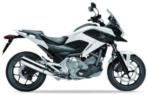 Honda NC 700 X 2012 2013 white fooqs naklejki motor stickers oem parts adesivos de moto NHA66 color code paint aufkleber