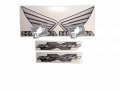 Honda NC 700 X 2012 2013 white fooqs naklejki motodecals autocolante pentru motociclete