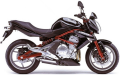 Kawasaki er 6n 2006 black transparent fooqs motorcycle decals aufkleber 1