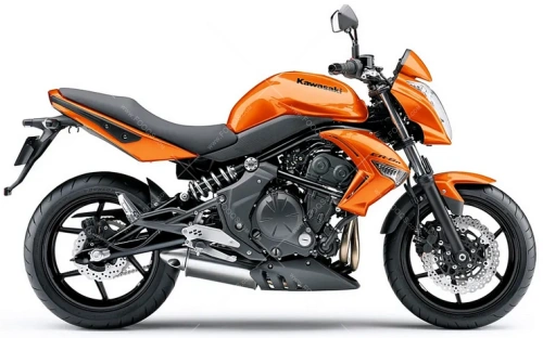 Kawasaki er 6 n 2009 2011 orange fooqs motorcycle decals aufkleber 2