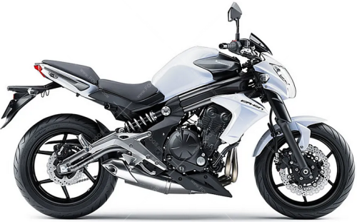 Kawasaki er 6 n 2013 white fooqs motorcycle decals aufkleber