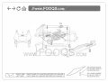 Kawasaki gpz 500 s 1998 2001 black green fooqs naklejki motodecals stickers aftermarket nalepky