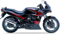 Kawasaki GPZ 500 S 1998 2001 black fooqs naklejki motodecals stickers aftermarket αυτοκολλητα μοτοσικλέτας 2