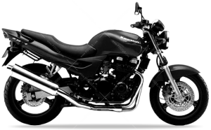 Kawasaki ZR 7 1999-2003 schwarz B5 Aufkleber