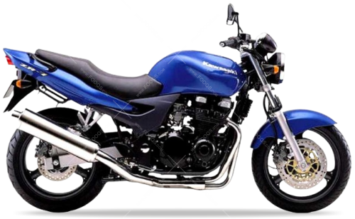 Kawasaki ZR 7 1999 2000 2001 2002 2003 blue transparent fooqs motorcycle decals aufkleber 2