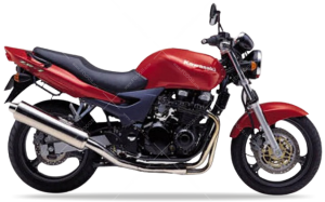 Kawasaki ZR 7 1999-2003 rot A5 transparent Aufkleber
