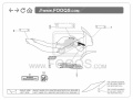 Yamaha XJ 900 S Diversion 1998 dark red fooqs naklejki moto sticker naljepnice za motocikl 2000 2001 2002