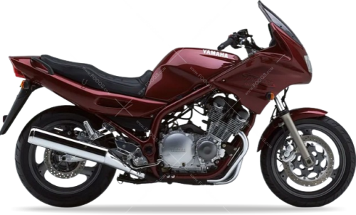 Yamaha XJ 900 S Diversion 1998 dark red fooqs naklejki moto sticker naljepnice za motocikl 2000 2001 2002