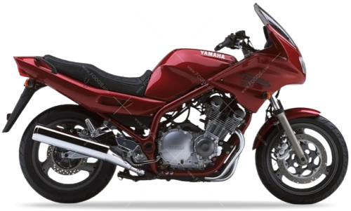 Yamaha Xj 900 S Diversion 1997 red fooqs naklejki motostickers decals replica autocolante pentru motociclete 1999 2000 2001 xj900s