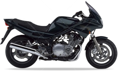 Yamaha XJ 900 S Diversion 1998 1999 2000 2001 green dark cyan fooqs motorcycle decals aufkleber xj900s