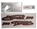 Yamaha Xj 900 S Diversion 1997 red fooqs naklejki motostickers decals replica autocolante pentru motociclete