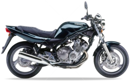 Yamaha XJ 600 N 1996 2001 green fooqs motorcycle decals aufkleber 1