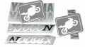 Yamaha XJ 600 N 1996 2001 green fooqs motorcycle decals aufkleber 2