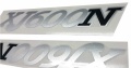 Yamaha XJ 600 N 1996 2001 green fooqs motorcycle decals aufkleber 3