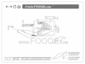Yamaha XJ 600 N 1996 1997 1998 1999 2000 2001 silver fooqs motorcycle decals aufkleber