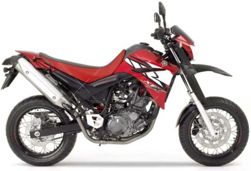 Yamaha XT 660 X 2005 red naklejki naljepnice aufkleber oem paint parts color code adesivi adesivo autocollants 1