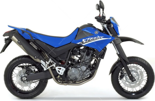 Yamaha XT 660 X 2007 blue fooqs naklejki stickers motorcycle decals aufkleber