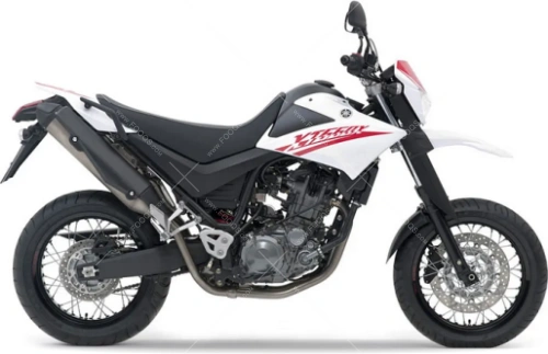 Yamaha XT 660 X 2008 black fooqs naklejki stickers motorcycle decals aufkleber oem parts original 1