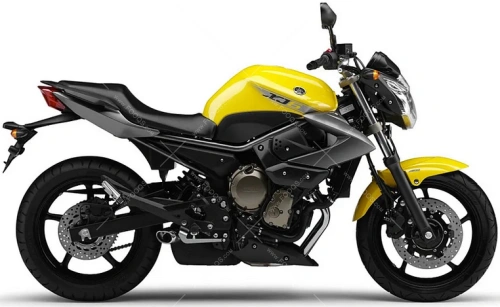 Yamaha XJ 6 2009 yellow fooqs motorcycle decals aufkleber 2