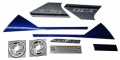 Yamaha XJ 6 2014 black blue fooqs motorcycle decals aufkleber naljepnice aufkleber oem paint parts color code adesivi adesivo autocollants 2