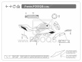 Yamaha XJ 6 2013 SP grey mat fooqs motorcycle decals aufkleber naljepnice aufkleber oem paint parts color code adesivi adesivo autocollants 1