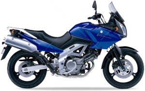 Suzuki DL 650 V-Strom 2004 blue No. 2 YBB naklejki