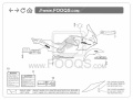 Suzuki DL 650 v strom 2004 silver fooqs naklejki motor sticker 摩托車貼紙 2