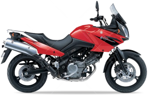 Suzuki DL 650 V-Strom 2005 red YU7 naklejki