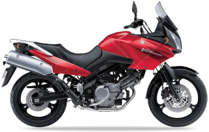 Suzuki DL 650 V-Strom 2006 red YU7 naklejki