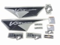 Suzuki DL 650 V strom 2007 black fooqs motorcycle decals aufkleber 3
